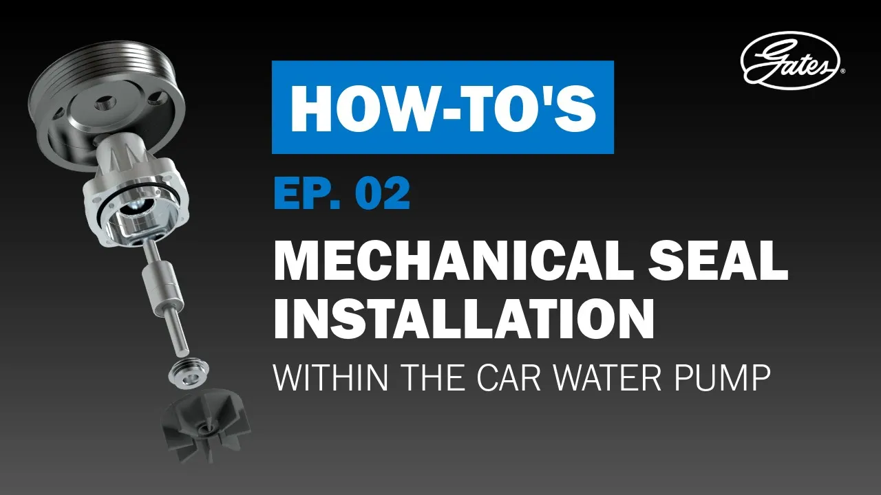 How To Install a Gates Mechanical Seal in Car Water Pump