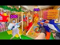 Lagu Nerf War | Amusement Park Battle 132(Nerf First Person Shooter)
