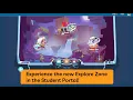 Explore Zone in the Student Portal for Raz-Plus and Foundations A-Z