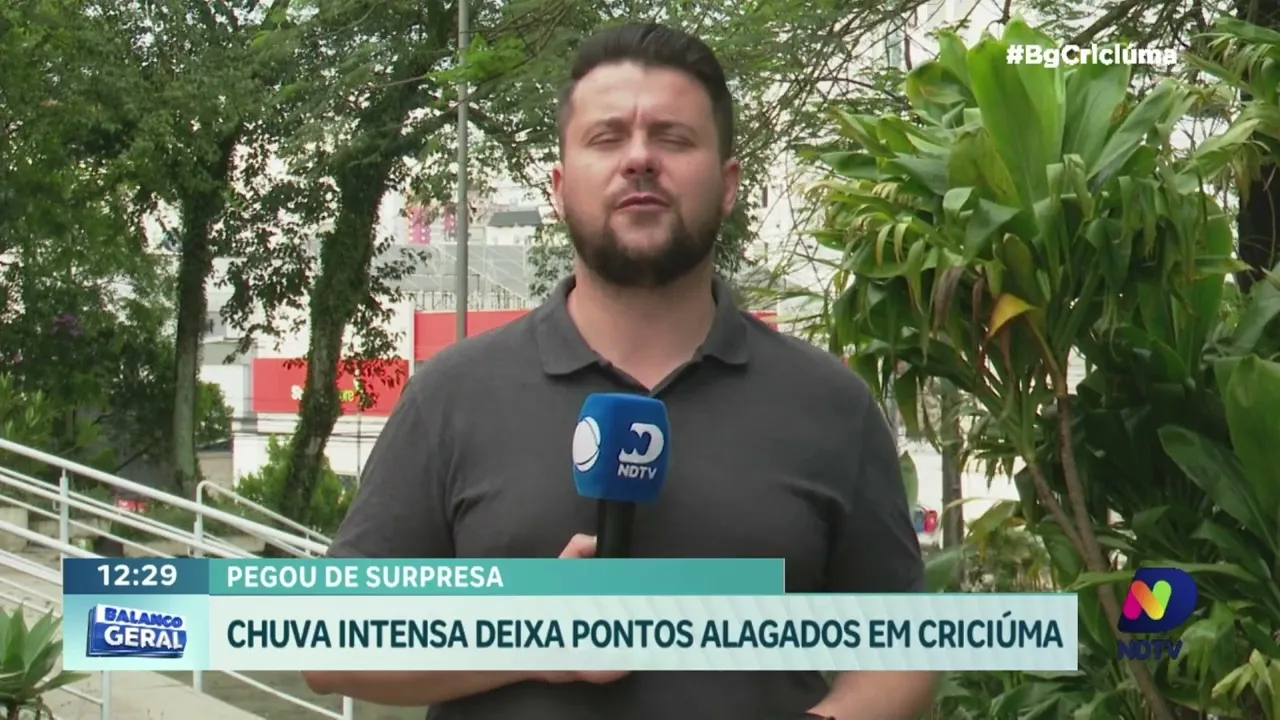 Clima Caótico: região sul enfrenta alagamentos após intensa chuva em Criciúma