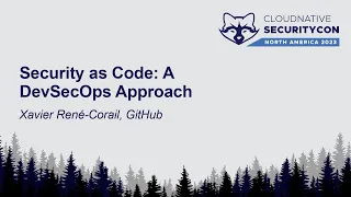 Security as Code A DevSecOps Approach - Xavier Rene-Corail GitHub