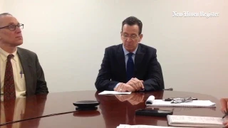 Gov Dannel Malloy speaks to the New Haven Register editorial board about Connecticut s economy n