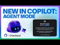 Copilot agent mode new features in Visual Studio Code GitHub Checkout