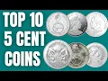 Rare and Valuable 5 Cent Coins from Australia