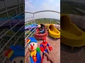 Bella ciao parkour biggest waterslide challenge POV