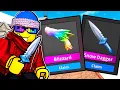 Murder Mystery Roblox Unlocking 0.2% MYTHIC SNOW KNIFE