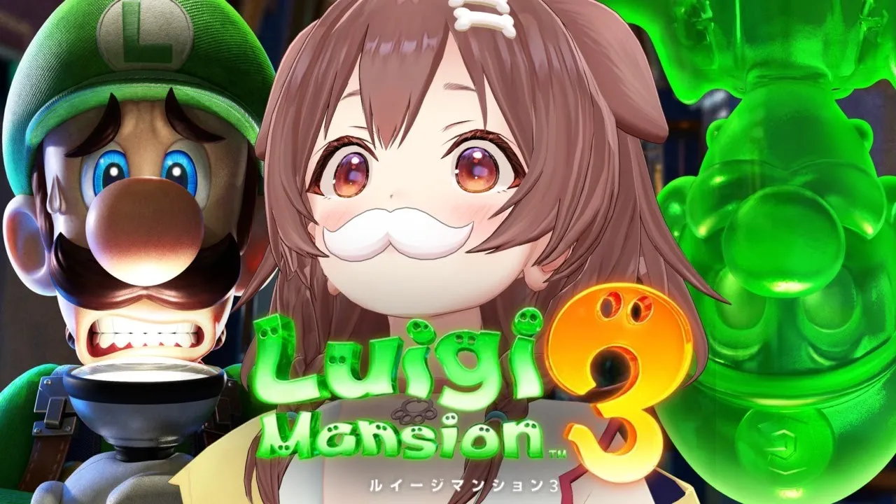 #２【ド☆初見】ルイージマンション3 で夜更かしするで～！！【戌神ころね】