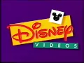 Lagu Disney Videos UK VHS 1995 Advert