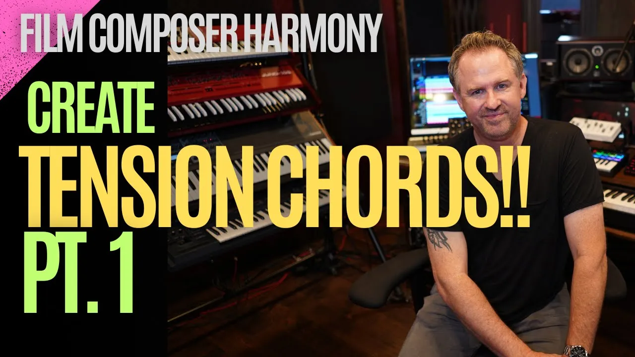 Learn CINEMATIC CHORDS and harmony that create TENSION SHAPES for film composers.