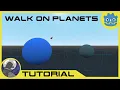 Godot Walk Around 3D Planets Part 2