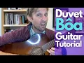 Download Lagu Duvet (SOLO and chords) - Bôa Guitar Tutorial