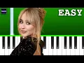 Download Lagu Sabrina Carpenter - Sugar Talking - Piano Tutorial