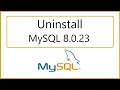 How to Uninstall MySQL completely from Windows 10