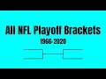 Every NFL Playoff Bracket Super Bowl era