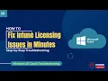 How to Manage Troubleshoot Intune Licenses Azure AD Tutorial
