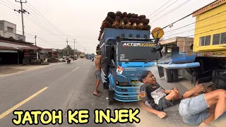 Susah di pasang akibat jatoh ke injek ban