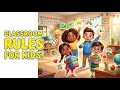 Classroom Rules for Kids Back to School Animation School Behavior Expectations SEL for Kids