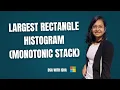 Largest Rectangle Histogram - Leetcode hard