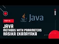 java sinhala 08 methods with parameters Rasika Ekanayaka