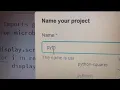 Programming the BBC Microbit in Python to show Squares