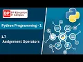 1 7 Assignment Operators