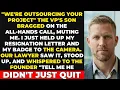 I Held Up My Resignation and Cost Them a 14M Client Corporate Retaliation