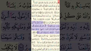 اخر سورة البقرة بصوت الشيخ مشاري العفاسي تتمة الأية في القناة دندنها