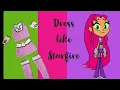 Starfire Cosplay for Kids Adult size Tutorial