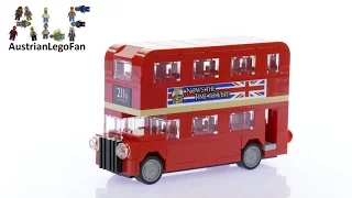Lego Creator 40220 London Bus - Lego Speed Build Review