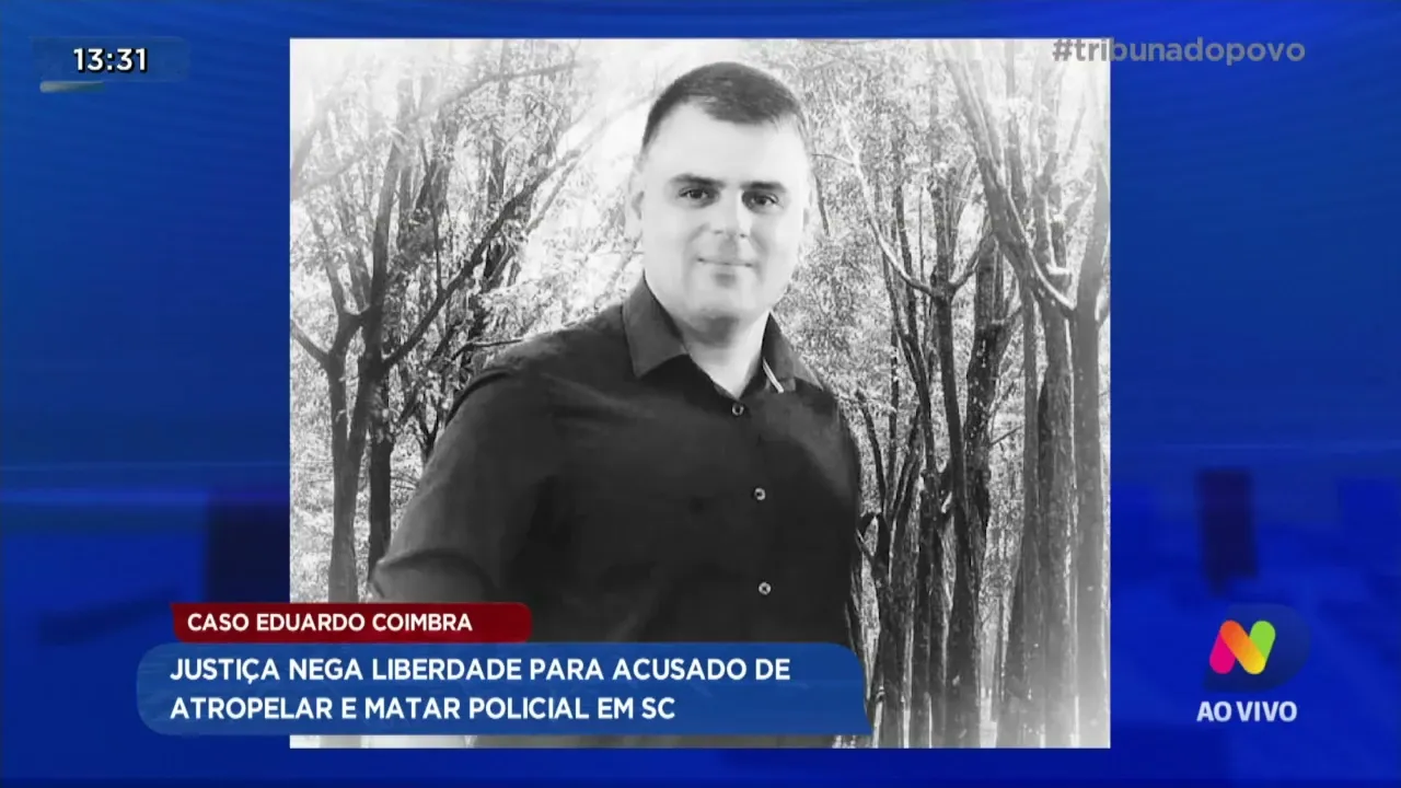 Caso Eduardo Coimbra: Justiça nega liberdade para acusado de atropelar e matar policial em SC