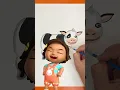 Download Lagu Silly Acrylic Cow Painting 🐮! La Vaca Lola! DIY Crafts #cocomelon #shorts