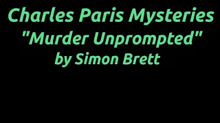 Murder Unprompted by Simon Brett - BBC Radio 4 Full Cast Dramatization