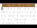 Lagu LATIHAN NOT ANGKA DENGAN LAGU TANAH AIRKU