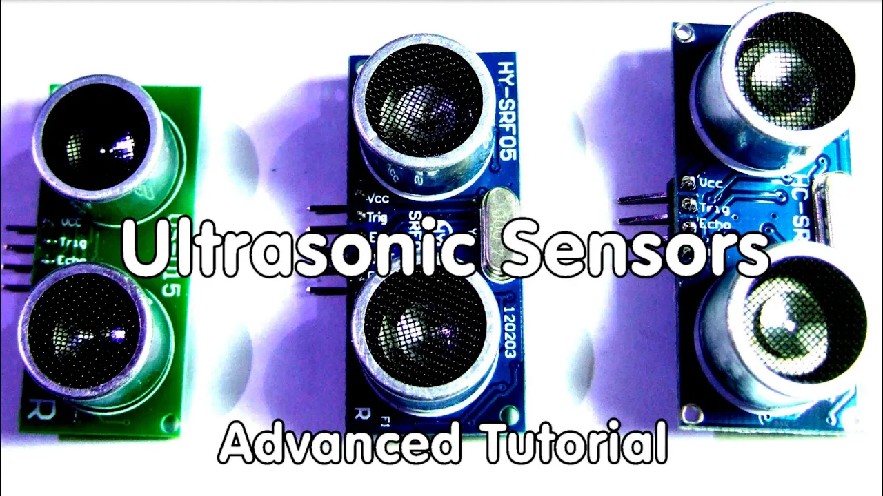 #40 Ultrasonic Distance Sensors Arduino Tutorial and Comparison for HC-SR04, HY-SRF05, US-015