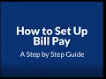 How to Sign Up for Bill Pay