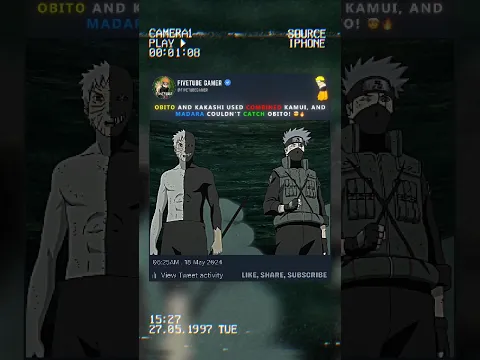 Kakashi And Obito Used Combined Kamui Attack🔥🥶