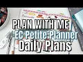 PLAN WITH ME EC DAILY PETITE PLANNER DAILY PLANNING STICKER KIT