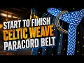 How to Make a Celtic Weave Paracord Belt No Skills Needed