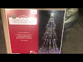 Holiday time 7 foot eight function multicolor lighted tree for 30 at Walmart