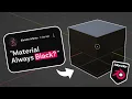 Material Always Displays as Black in Blender 4 3 How to fix