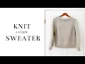 How to Knit a Simple Raglan Sweater Pattern Tutorial