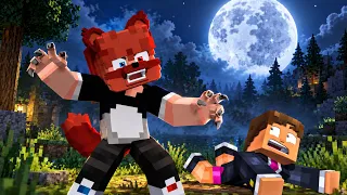 MEU AMIGO VIROU UM LOBISOMEM no MINECRAFT!