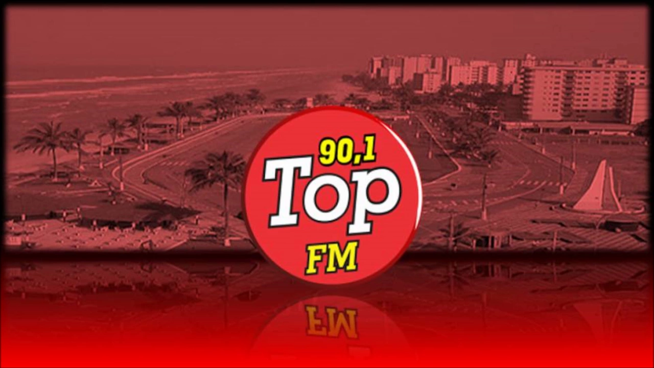 Prefixo - Top FM Litoral Sul - 90,1 MHz - Mongaguá/SP