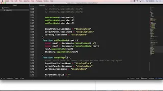 javascript MADlibs refactoring