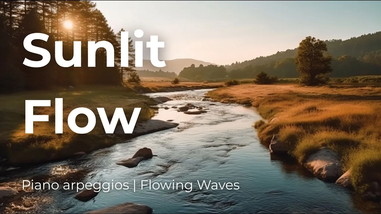 Sunlit Flow | Flowing Waves Sunlit Flow | Flowing Waves