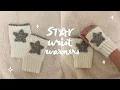 crochet star wrist warmers easy tutorial