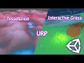 Unity URP Tessellation Interactive Grass