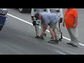 THROWBACK s drain water from under Kansas Speedway