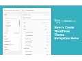 How to Create WordPress Theme Navigation Menu