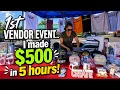 I Made 500 in 5 Hours at My FIRST Vendor Event T-Shirts Tumblers Hats More Business Craft Fair
